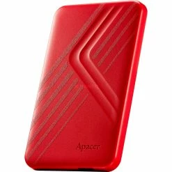 Externe Festplatten Apacer AC236 2 TB, Externe Festplatte (rot, USB-A 3.2 Gen 1 (5 Gbit/s))