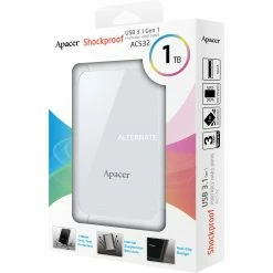 Externe Festplatten Apacer AC532 1 TB, Externe Festplatte (weiß, SuperSpeed USB 3.2 Gen 1, 2,5") 7 Externe Festplatten Apacer AC532 1 TB, Externe Festplatte (weiß, SuperSpeed USB 3.2 Gen 1, 2,5") -Festplatten and Prozessoren Verkäufe Apacer AC532 1 TB Externe Festplatte@@aauala04 3