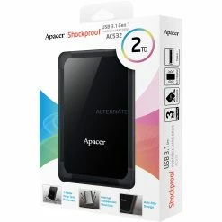 Externe Festplatten Apacer AC532 2 TB, Externe Festplatte (schwarz, USB 3.2 Gen 1 (5 Gbit/s)) -Festplatten and Prozessoren Verkäufe Apacer AC532 2 TB Externe Festplatte@@aauara03 4
