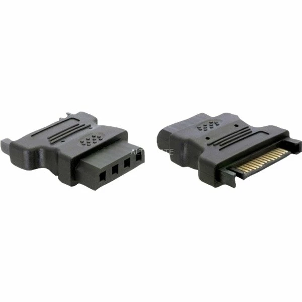 Netzteilkabel DeLOCK Adapter Power SATA > 5,25" 4Pin (schwarz) 1 Netzteilkabel DeLOCK Adapter Power SATA > 5,25" 4Pin (schwarz)