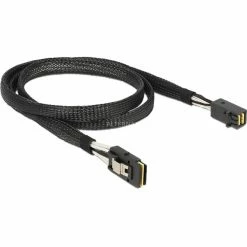 SAS Kabel DeLOCK Adapterkabel SFF-8643 > SFF-8087 (schwarz, 1 Meter)
