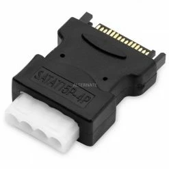 Netzteilkabel EKWB EK-Loop Adapter 5,25" 4Pin > SATA (schwarz)