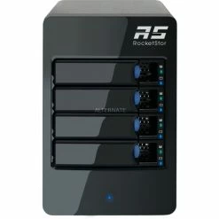 HighPoint RocketStor 6414TS, Laufwerksgehäuse (4-Bay Q-SATA Turbo RAID Tower Enclosure )