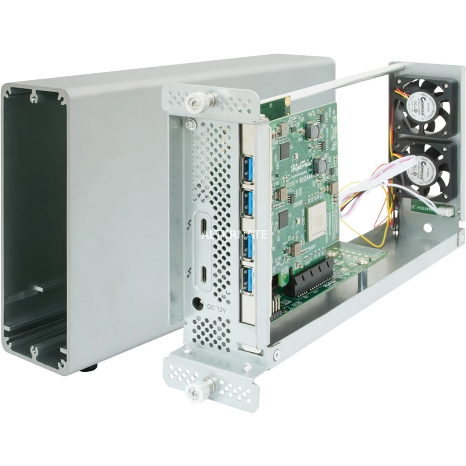 Laufwerksgehäuse HighPoint RocketStor 6661A-4USB, Adapter (Thunderbolt 3 Auf 4x 10 Gb/s USB 3.2 Adapter) 6 Laufwerksgehäuse HighPoint RocketStor 6661A-4USB, Adapter (Thunderbolt 3 Auf 4x 10 Gb/s USB 3.2 Adapter) – Bild 6