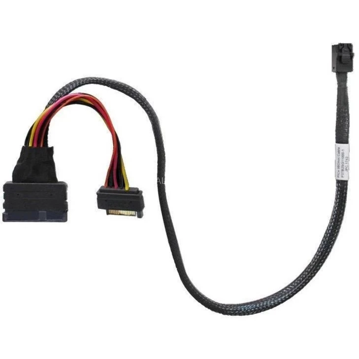 SAS Kabel HighPoint MSAS Adapterkabel SFF8643 > U.2 SFF-8639 NVMe (schwarz, 1 Meter) 1 SAS Kabel HighPoint MSAS Adapterkabel SFF8643 > U.2 SFF-8639 NVMe (schwarz, 1 Meter)