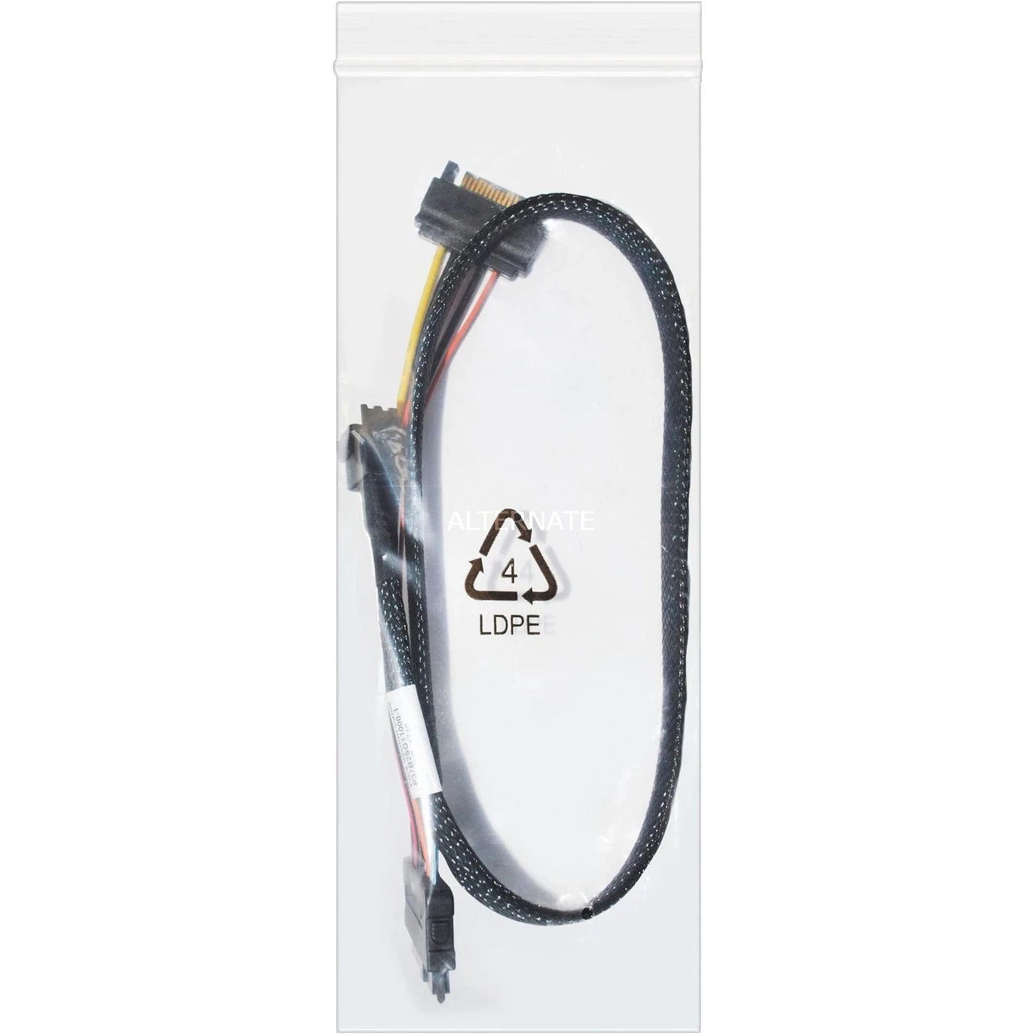 SAS Kabel HighPoint MSAS Adapterkabel SFF8643 > U.2 SFF-8639 NVMe (schwarz, 1 Meter) 3 SAS Kabel HighPoint MSAS Adapterkabel SFF8643 > U.2 SFF-8639 NVMe (schwarz, 1 Meter) – Bild 3