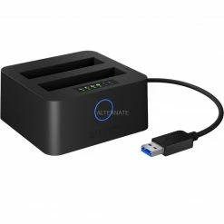 Festplatten Dockingstations ICY BOX IB-2502CL-U3, Dockingstation (schwarz, USB 3.0)