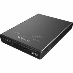 ICY BOX IB-2812CL-U3, Laufwerksgehäuse (schwarz, Docking Und Clone Station Für M.2 SATA SSD)