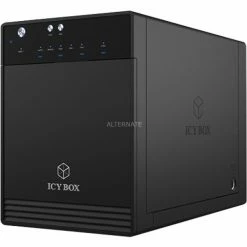 ICY BOX IB-3740-C31, Laufwerksgehäuse (schwarz)