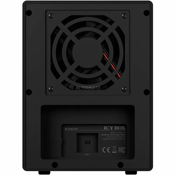 ICY BOX IB-3740-C31, Laufwerksgehäuse (schwarz) 4 ICY BOX IB-3740-C31, Laufwerksgehäuse (schwarz) – Bild 4