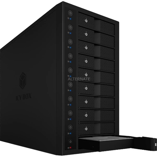 ICY BOX IB-3810-C31, Laufwerksgehäuse (schwarz) 2 ICY BOX IB-3810-C31, Laufwerksgehäuse (schwarz) – Bild 2