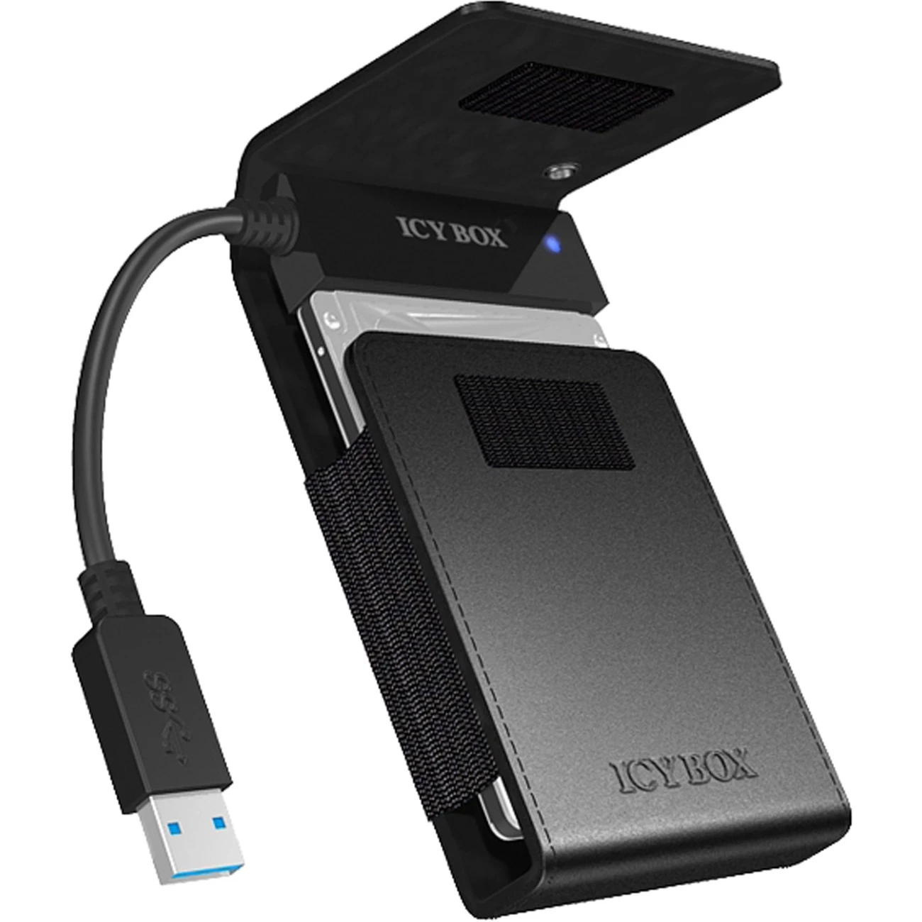 ICY BOX IB-AC6031-U3, Laufwerksgehäuse (schwarz) 4 ICY BOX IB-AC6031-U3, Laufwerksgehäuse (schwarz) – Bild 4