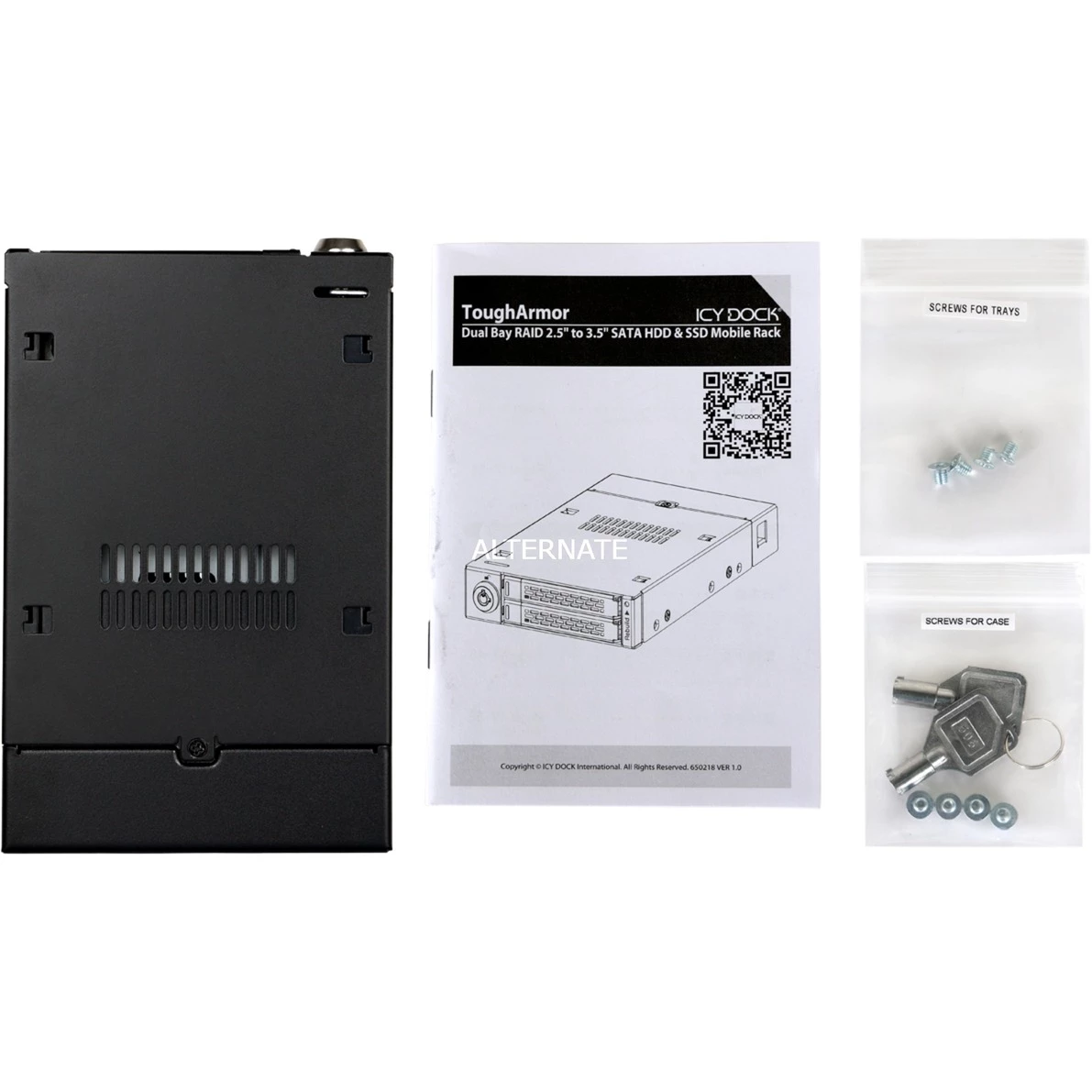 Festplatten Wechselrahmen Icy Dock ToughArmor MB992SKR-B, Wechselrahmen (schwarz) 1 Festplatten Wechselrahmen Icy Dock ToughArmor MB992SKR-B, Wechselrahmen (schwarz)