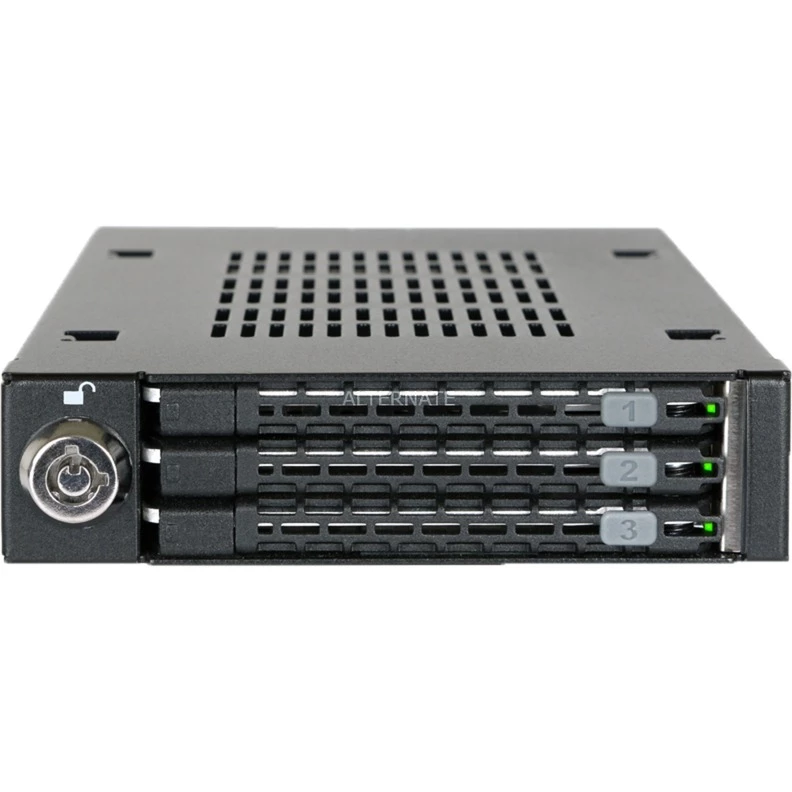 Festplatten Wechselrahmen Icy Dock ToughArmor MB993SK-B, Wechselrahmen (schwarz) 3 Festplatten Wechselrahmen Icy Dock ToughArmor MB993SK-B, Wechselrahmen (schwarz) – Bild 3