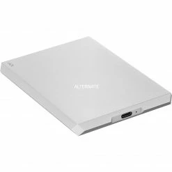 Externe Festplatten LaCie Mobile Drive 2 TB, Externe Festplatte (silber, USB-C 3.2 (5 Gbit/s))