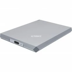 Externe Festplatten LaCie Mobile Drive 2 TB, Externe Festplatte (grau, USB-C 3.2 Gen 1 (5 Gbit/s))