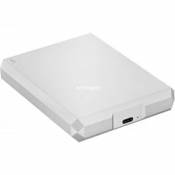 Externe Festplatten LaCie Mobile Drive 4 TB, Externe Festplatte (silber, USB-C 3.2 (5 Gbit/s))