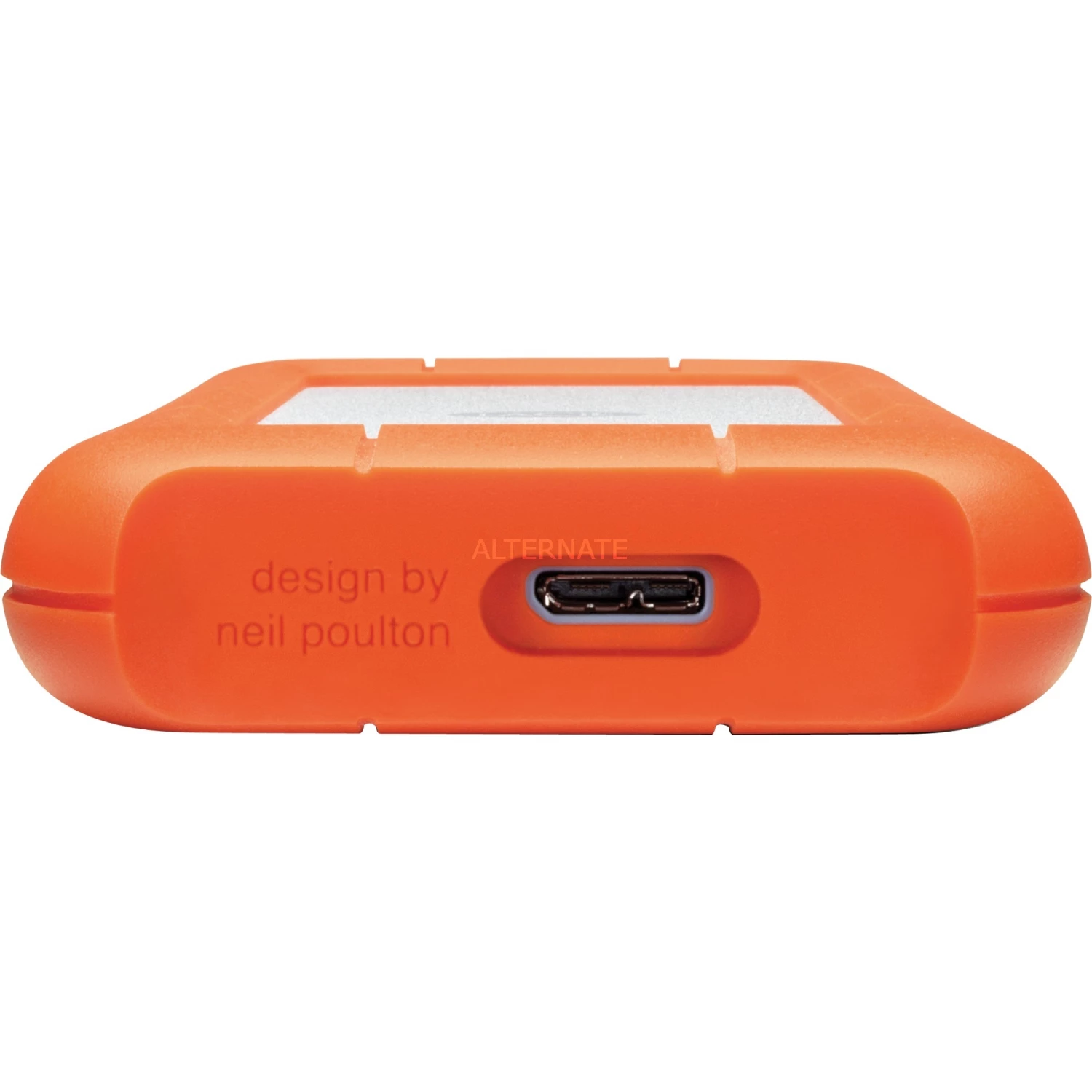 Externe Festplatten LaCie Rugged Mini 5 TB, Externe Festplatte (silber/orange, Micro-USB-B 3.2 Gen 1 (5 Gbit/s)) 3 Externe Festplatten LaCie Rugged Mini 5 TB, Externe Festplatte (silber/orange, Micro-USB-B 3.2 Gen 1 (5 Gbit/s)) – Bild 3