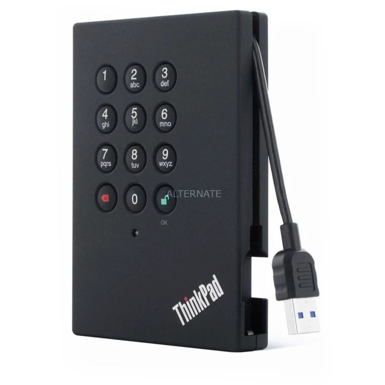 Externe Festplatten Lenovo ThinkPad 1 TB, Externe Festplatte (schwarz, USB-A 3.2 Gen 1 (5 Gbit/s)) 1 Externe Festplatten Lenovo ThinkPad 1 TB, Externe Festplatte (schwarz, USB-A 3.2 Gen 1 (5 Gbit/s))