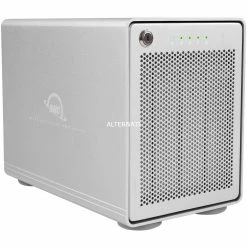 OWC Mercury Elite Pro Quad RAID, Laufwerksgehäuse (silber, USB 3.2 Gen 2)