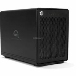 OWC ThunderBay 4 - RAID 5, Laufwerksgehäuse (schwarz, 4-Bay Storage Enclosure Mit Dual Thunderbolt 3 Ports)