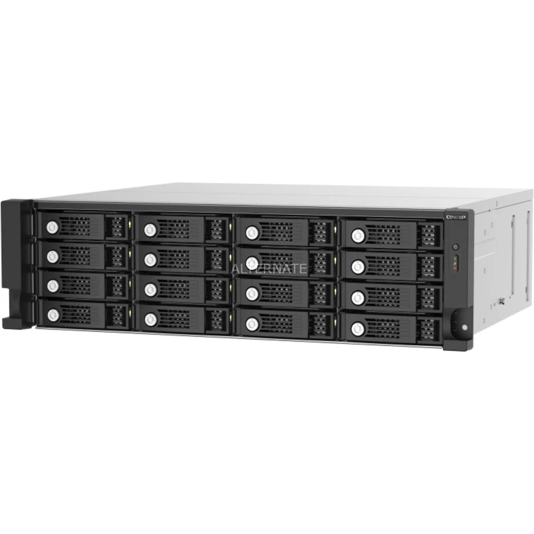 QNAP TL-R1620Sep-RP, Laufwerksgehäuse (schwarz, SAS-Speichererweiterung 12Gb/s Zur Unterstützung Von Multipath-Routing + Daisy-Chaining) 4 QNAP TL-R1620Sep-RP, Laufwerksgehäuse (schwarz, SAS-Speichererweiterung 12Gb/s Zur Unterstützung Von Multipath-Routing + Daisy-Chaining) – Bild 4