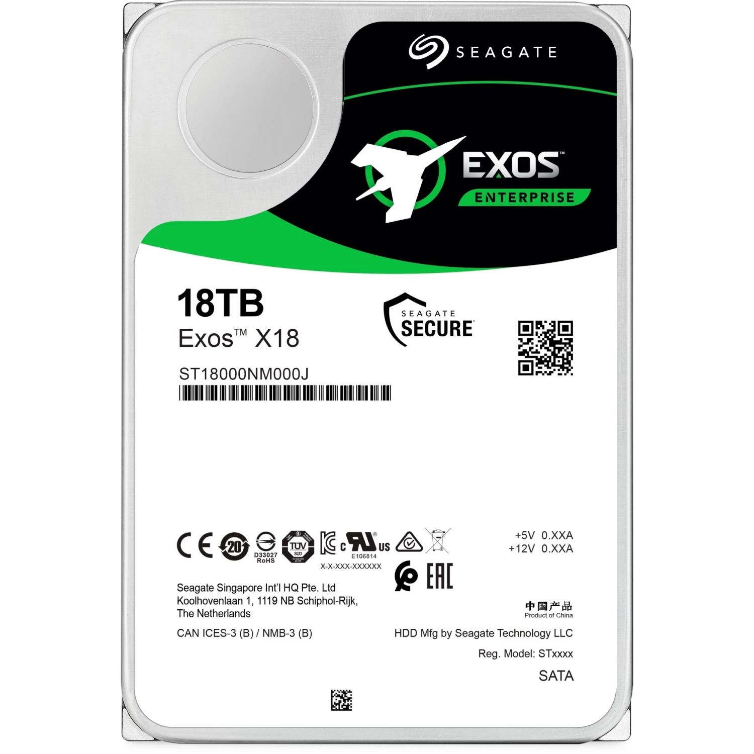 SATA Festplatten Seagate Exos X18 18 TB, Festplatte (SATA 6 Gb/s, 3,5") 1 SATA Festplatten Seagate Exos X18 18 TB, Festplatte (SATA 6 Gb/s, 3,5")
