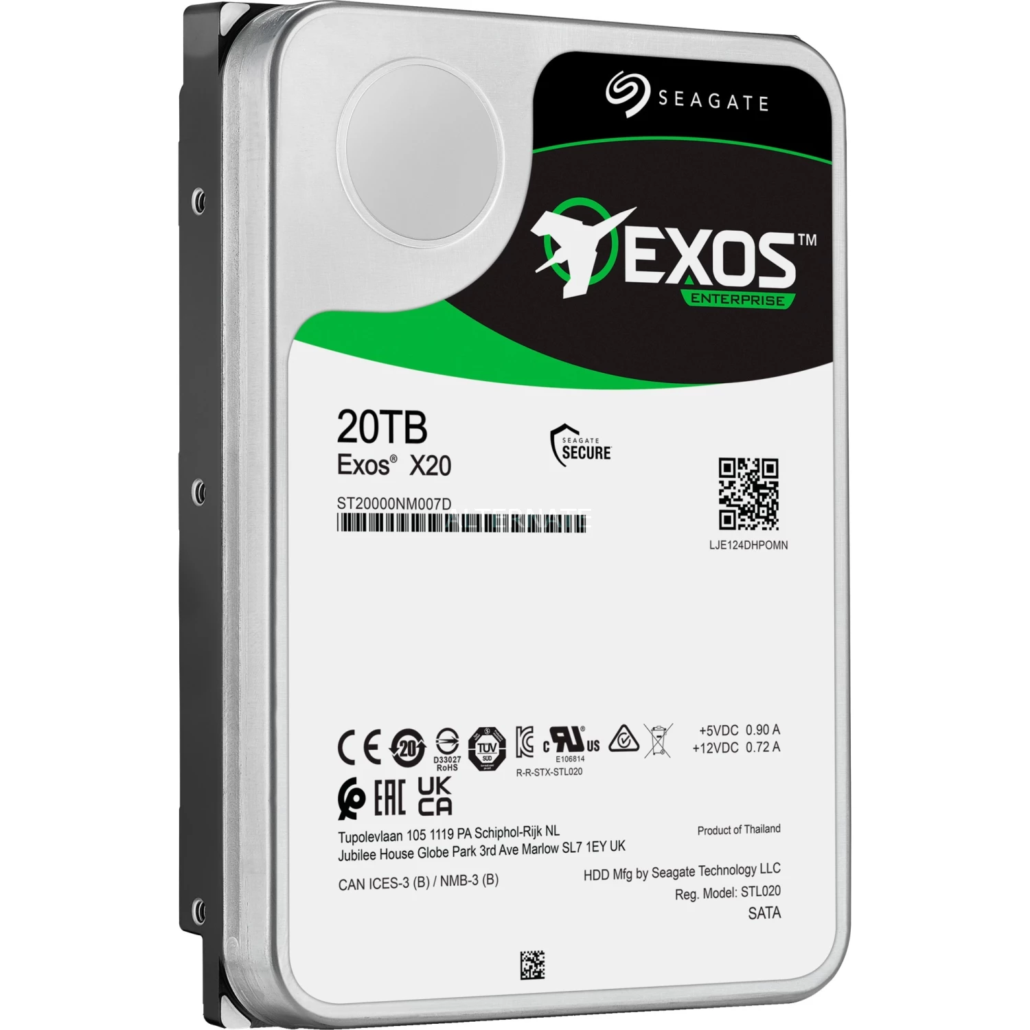 SATA Festplatten Seagate Exos X20 20 TB, Festplatte (SATA 6 Gb/s, 3,5") 1 SATA Festplatten Seagate Exos X20 20 TB, Festplatte (SATA 6 Gb/s, 3,5")