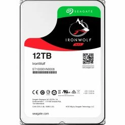 SATA Festplatten Seagate IronWolf NAS 12 TB CMR, Festplatte (SATA 6 Gb/s, 3,5")