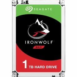 SATA Festplatten Seagate IronWolf NAS 1 TB CMR, Festplatte (SATA 6 Gb/s, 3,5")
