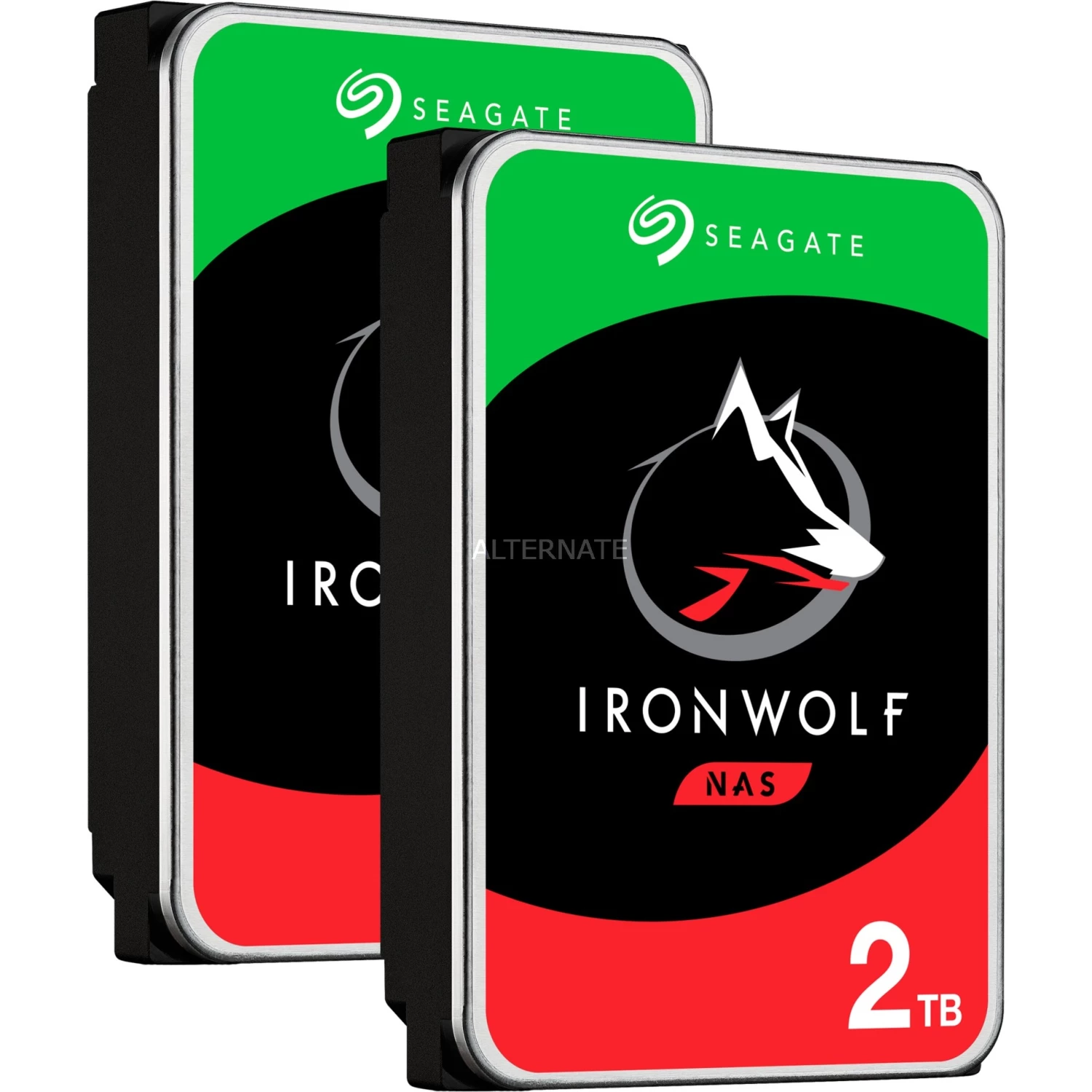 SATA Festplatten Seagate IronWolf NAS 2 TB CMR 2x, Festplatte (2er Bundle, SATA 6 Gb/s, 3,5") 1 SATA Festplatten Seagate IronWolf NAS 2 TB CMR 2x, Festplatte (2er Bundle, SATA 6 Gb/s, 3,5")
