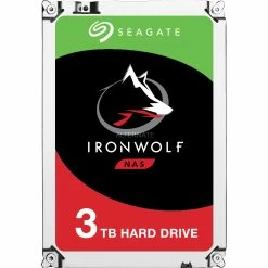 SATA Festplatten Seagate IronWolf NAS 3 TB CMR, Festplatte (SATA 6 Gb/s, 3,5")