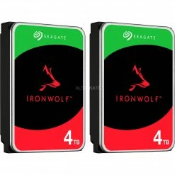 SATA Festplatten Seagate IronWolf NAS 4 TB CMR 2x, Festplatte (2er Bundle, SATA 6 Gb/s, 3,5")