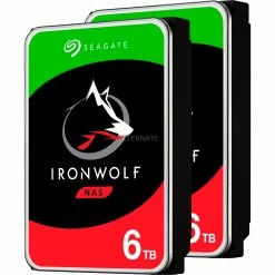 SATA Festplatten Seagate IronWolf NAS 6 TB CMR 2x, Festplatte (2er Bundle, SATA 6 Gb/s, 3,5") -Festplatten and Prozessoren Verkäufe Seagate IronWolf NAS 6 TB CMR 2x Festplatte@@1849543 2