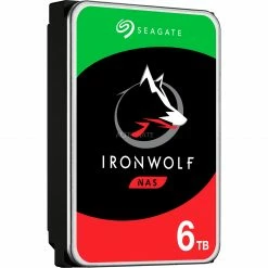 SATA Festplatten Seagate IronWolf NAS 6 TB CMR, Festplatte (SATA 6 GB/s, 3,5")