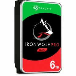SATA Festplatten Seagate IronWolf Pro NAS 6 TB CMR, Festplatte (SATA 6 Gb/s, 3,5")