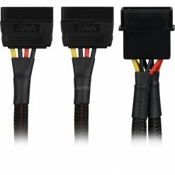 SATA Kabel Sharkoon SATA Y-Stromadapter (schwarz, 15cm) -Festplatten and Prozessoren Verkäufe Sharkoon SATA Y Stromadapter@@ribc1101 3