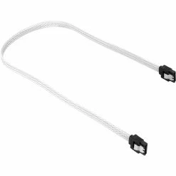 SATA Kabel Sharkoon Sata III Kabel Sleeve (weiß, 45 Cm)