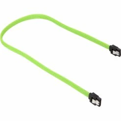 SATA Kabel Sharkoon Sata III Kabel Sleeve (grün, 45 Cm)