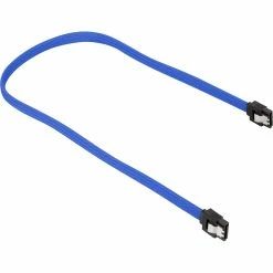 SATA Kabel Sharkoon Sata III Kabel Sleeve (blau, 60 Cm)