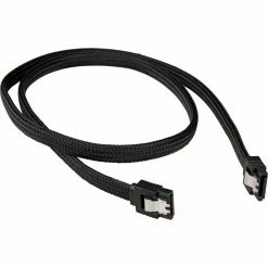 SATA Kabel Sharkoon Sata III Kabel Sleeve (schwarz, 100 Cm)