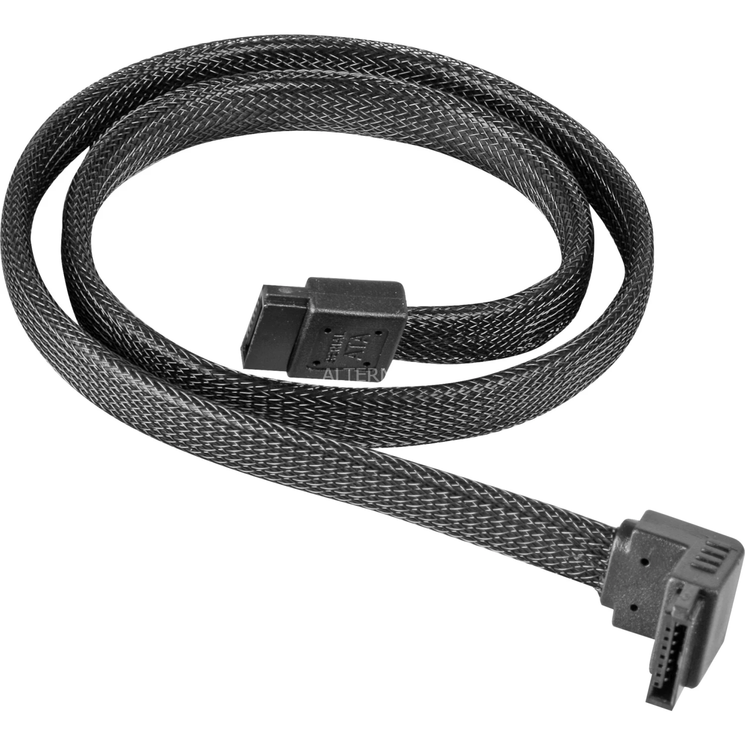 SATA Kabel SilverStone CP08 90° SATA-III, Kabel (schwarz, 50cm, Retail) 1 SATA Kabel SilverStone CP08 90° SATA-III, Kabel (schwarz, 50cm, Retail)
