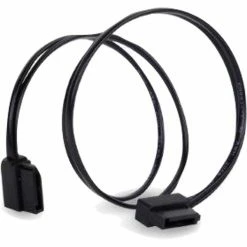 SATA Kabel SilverStone SST-CP11B-300, Kabel (schwarz, 30cm)