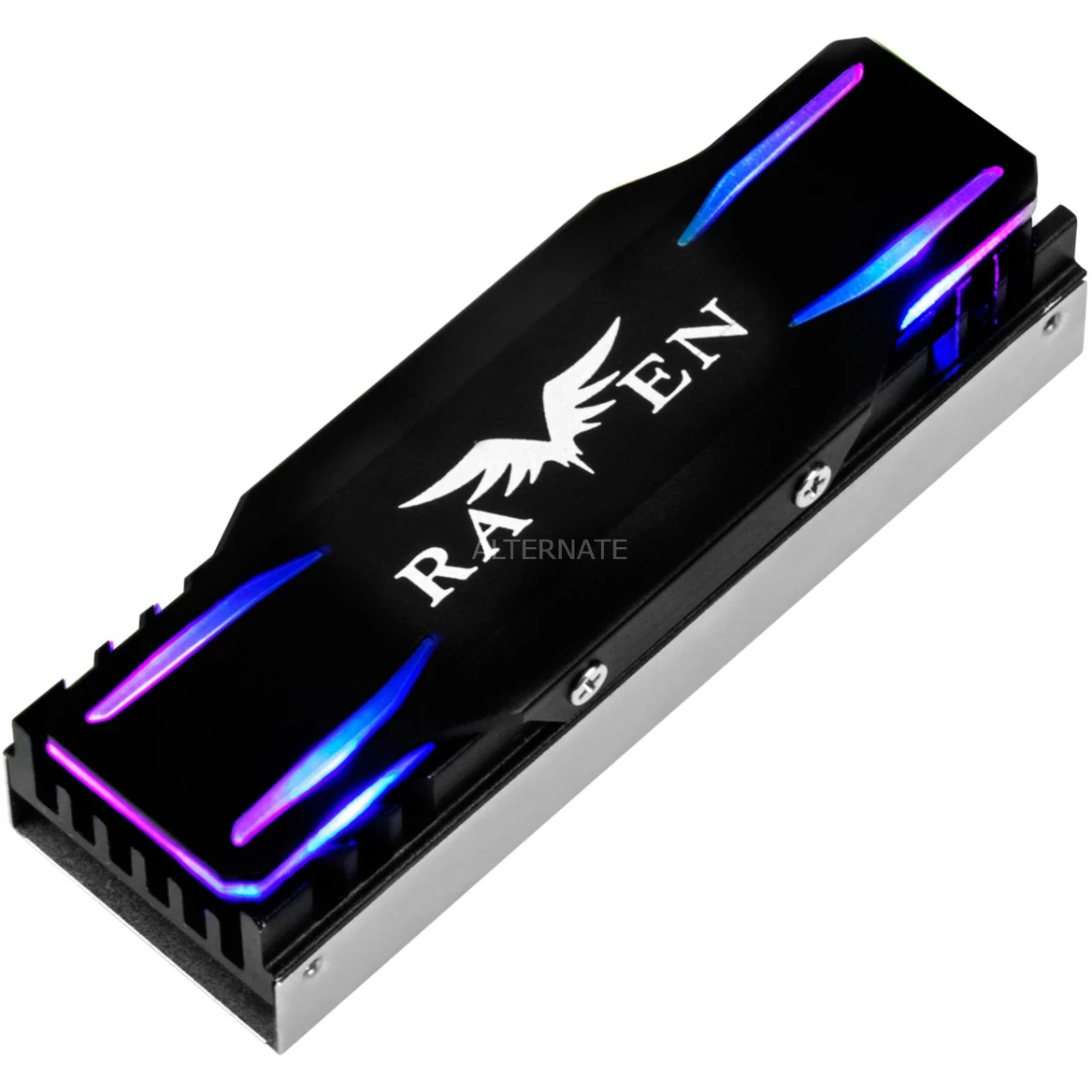 Festplattenkühler SilverStone SST-TP03-ARGB, Kühlkörper (schwarz, Unterstützt M.2 2280 SSD) 1 Festplattenkühler SilverStone SST-TP03-ARGB, Kühlkörper (schwarz, Unterstützt M.2 2280 SSD)