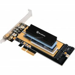 Festplattenkühler SilverStone TP02-M2, Set (schwarz, Unterstützt 2280-M.2-SSD) -Festplatten and Prozessoren Verkäufe SilverStone TP02 M2 Set@@hxzns000 4