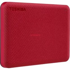 Externe Festplatten Toshiba Canvio Advance 1 TB, Externe Festplatte (rot, Micro-USB-B 3.2 Gen 1 (5 Gbit/s))