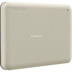 Externe Festplatten Toshiba Canvio Advance 4 TB, Externe Festplatte (beige, Micro-USB-B 3.2 Gen 1 (5 Gbit/s))