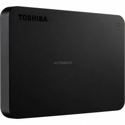 Externe Festplatten Toshiba Canvio Basics 2 TB, Externe Festplatte (schwarz, Micro-USB-B 3.2 Gen 1 (5 Gbit/s), Inkl. USB-C-Adapter)