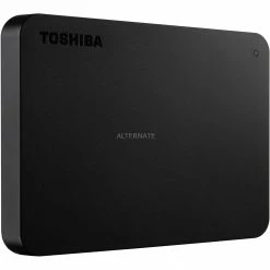 Externe Festplatten Toshiba Canvio Basics 4 TB, Externe Festplatte (schwarz, Micro-USB-B 3.2 Gen 1 (5 Gbit/s))