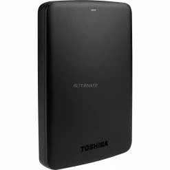 Externe Festplatten Toshiba Canvio Basics USB-C 2 TB, Externe Festplatte (schwarz, Micro-USB-B 3.2 Gen 1 (5 Gbit/s))